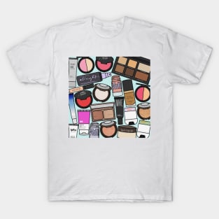 Makeup Collage T-Shirt